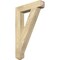 Ekena Millwork Traditional Craftsman Rough Sawn Bracket, Douglas Fir, 4"W x 22"D x 34"H BKT04X22X34TRA04RDF - alternate 1